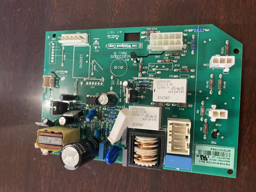 Whirlpool  KitchenAid  Kenmore  Jenn-Air AP6019378 W10205552 W10268635 W10317076 WPW10317076 PS11752684 Refrigerator Control Board