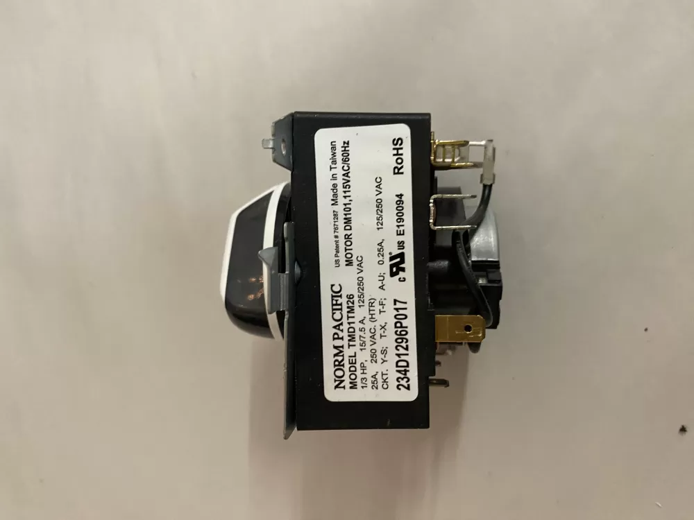 Kenmore  General Electric WE4M521 WE04X22654 PS11721520 234D1296P017 Dryer Timer