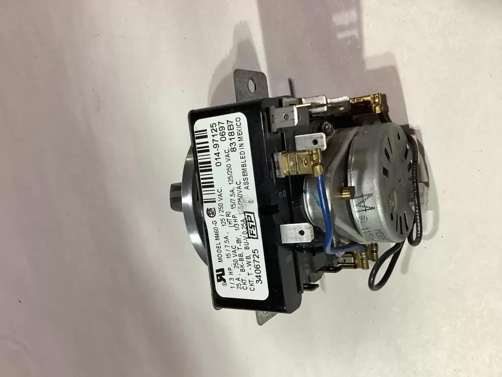 Whirlpool Maytag Amana AP6008573 3406725 WP3406725 Dryer Timer AZ146856 | ZC2463