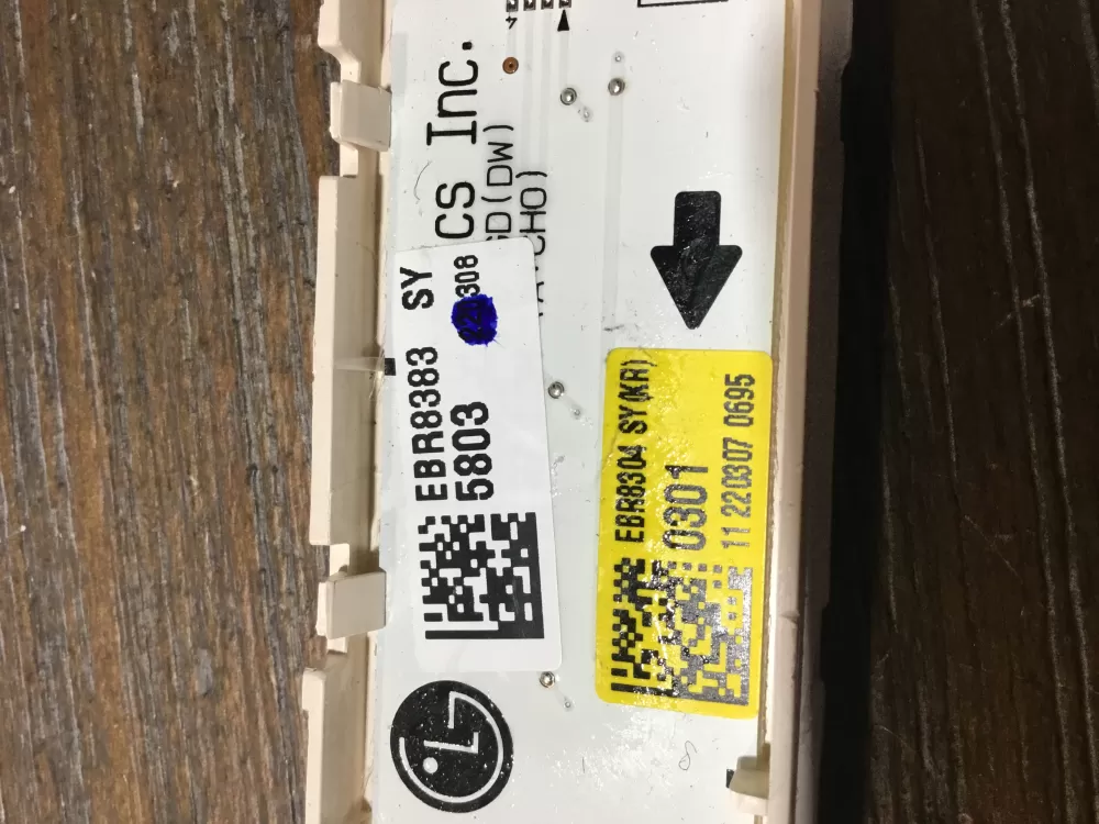 LG EBR83040301 Dishwasher Control Board AZ50281 | NR1816
