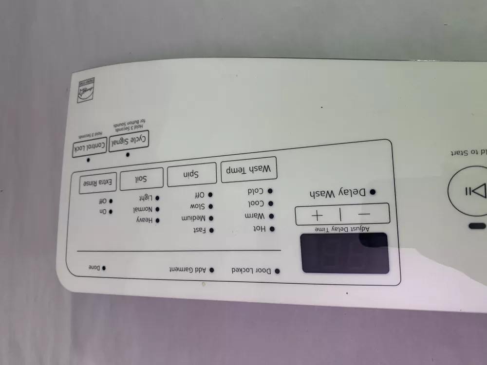 Whirlpool W10640072 W10825109 W10911021 PS11769764 Washer Control Board Panel