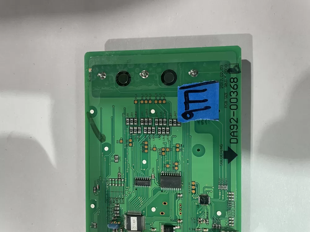 Samsung DA92-00368 B Refrigerator Dispenser UI Control Board AZ203449 | KM977