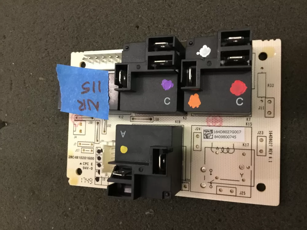 GE 164D8027G007 Wb27t11326 Range Control Board Relay AZ100252 | NR115