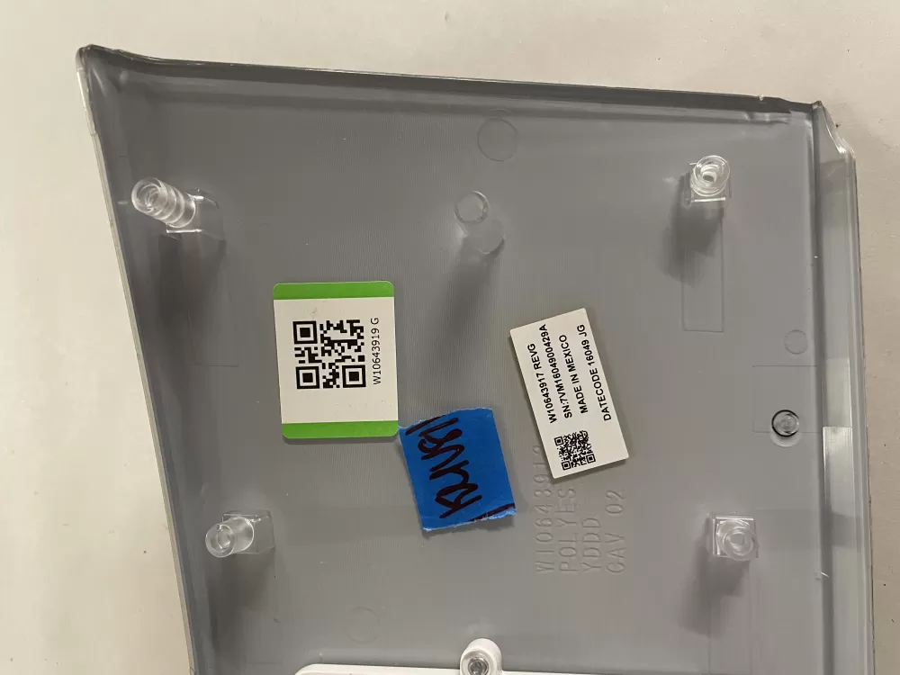 Kenmore W10643919 W10873012 Washer Control Panel Overlay AZ137546 | KMV81