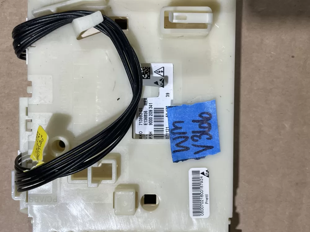 Bosch 713992-05  9000 209 341 5 Dryer Control Board AZ86574 | Wmv366