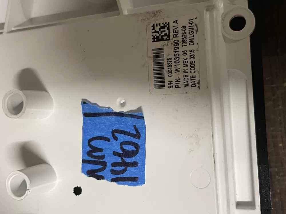 Kenmore Dryer Control Board W10351990 WPW10351990 AZ50856 | Wmv462