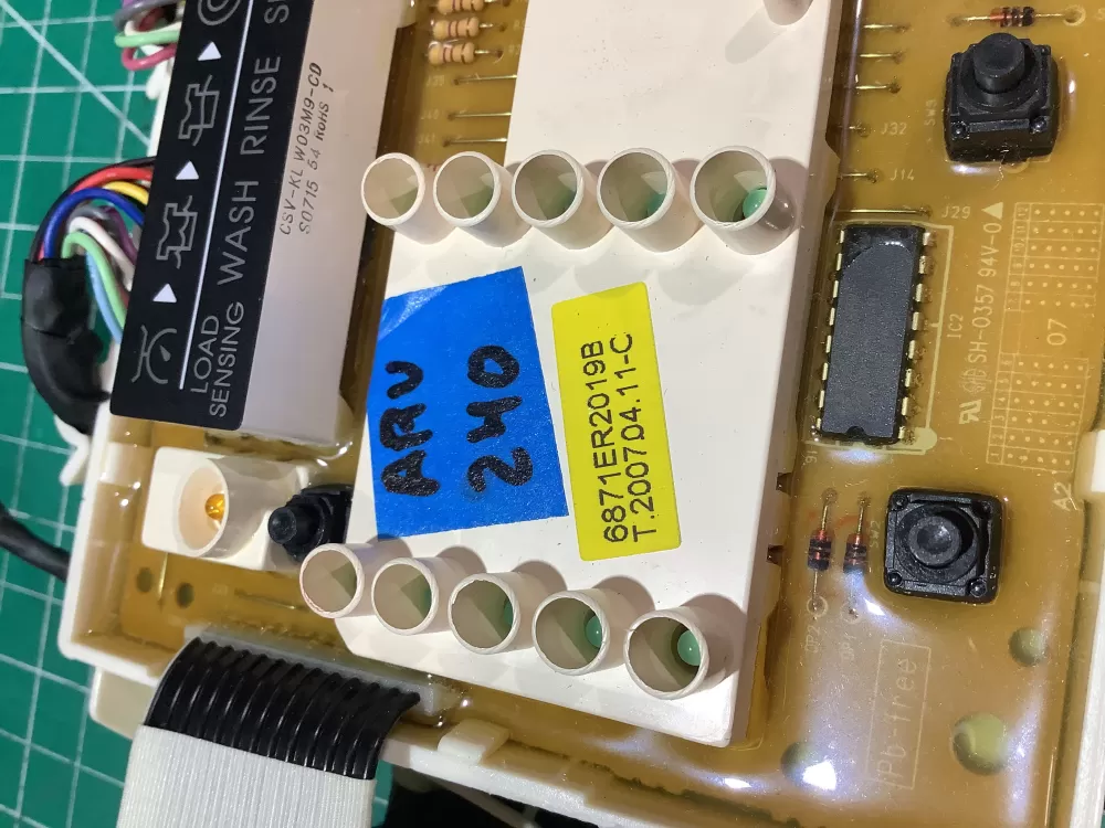 LG 6870EC9230A 6871ER2019B Washer Control Board AZ184491 | ARV240