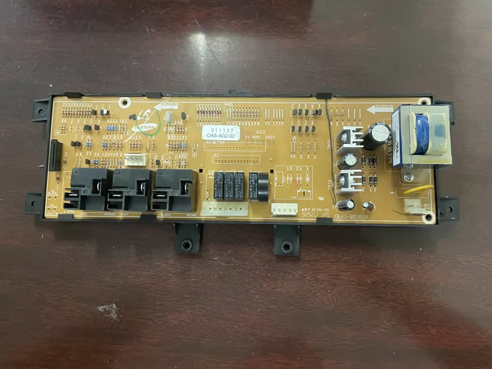 Samsung DE41-00363A Range Control Board