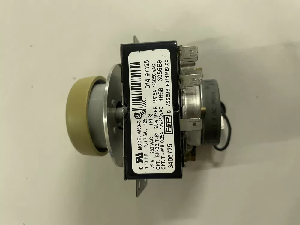 Whirlpool Maytag Amana WP3406725 3406725 AP6008573 Dryer Timer AZ117931 | KM972