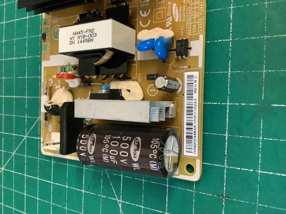 Samsung DA92 00486A Refrigerator Control Board AZ226997 | NR528 | A-Z ...