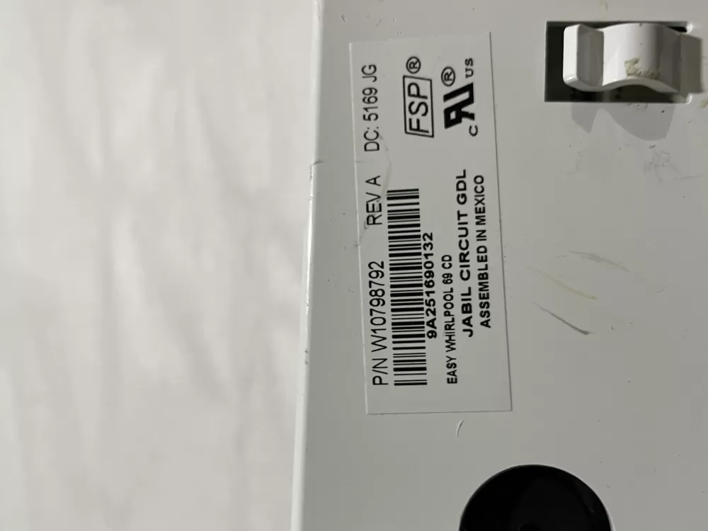 Whirlpool Refrigerator User Interface Control Board AZ184672 | Wm259