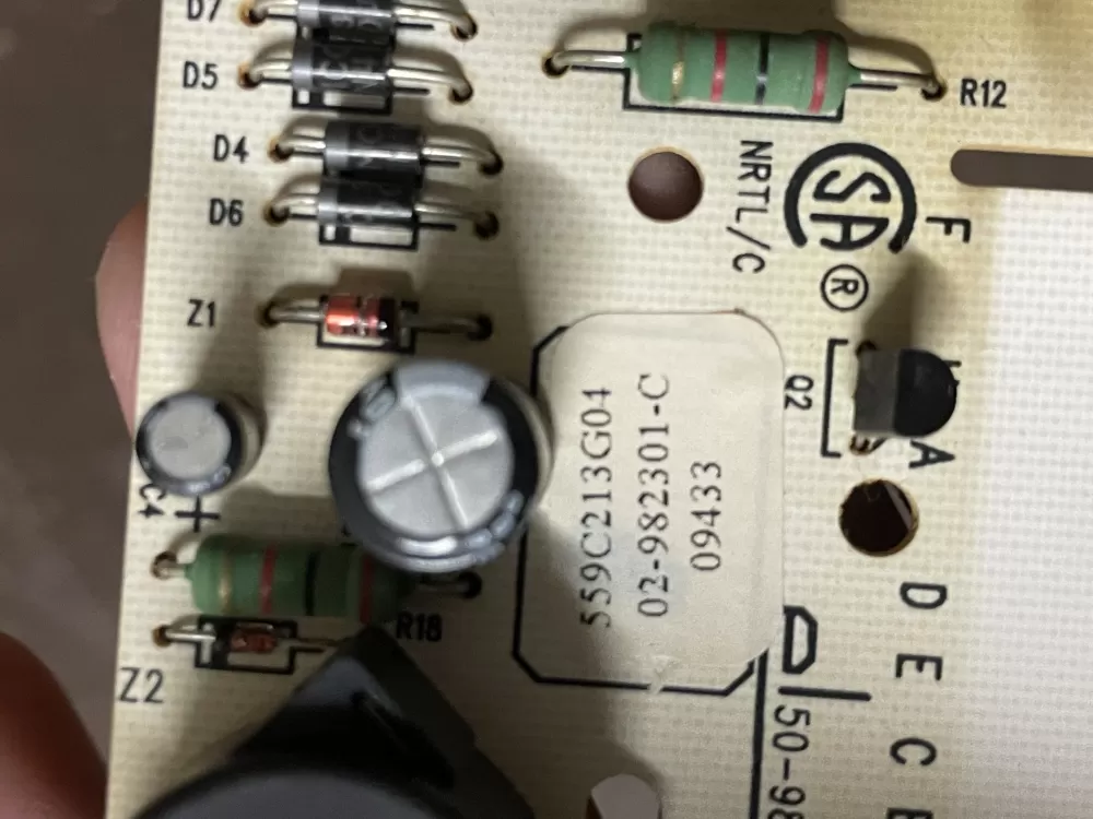 GE WE04X10103 559C213G05 Dryer Control Board AZ44121 | Wm550