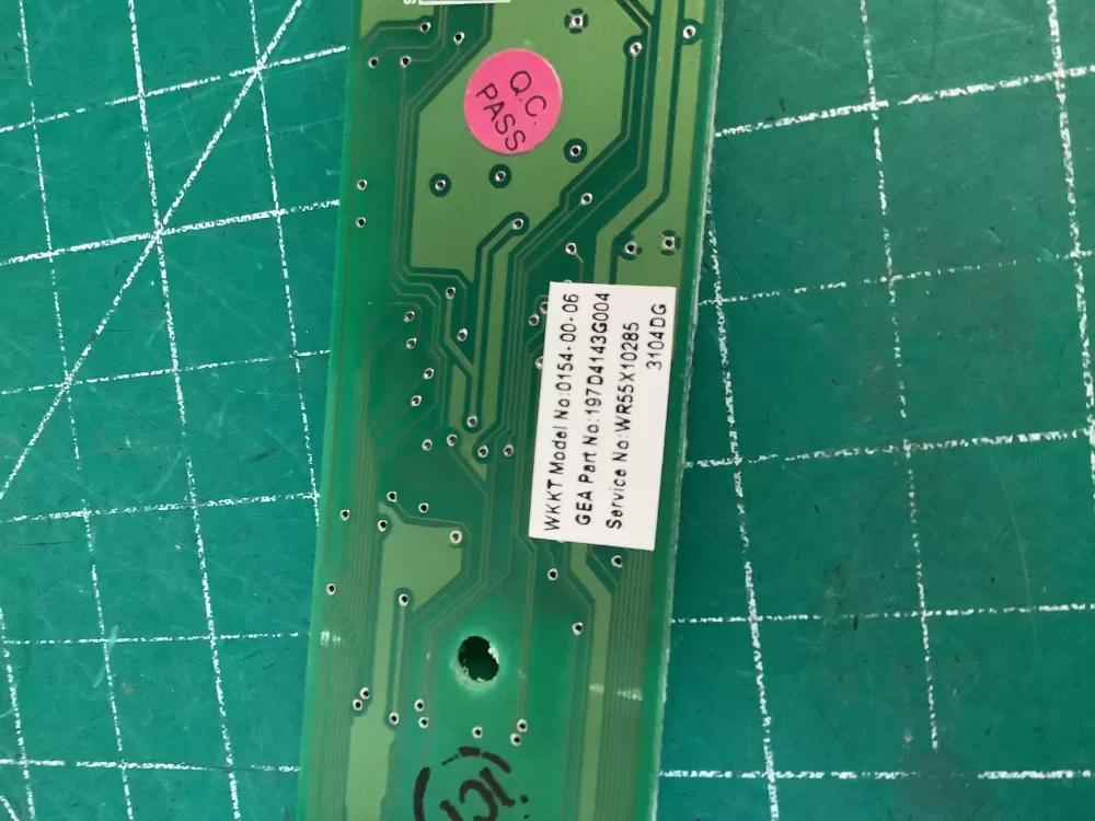 GE Refrigerator User Interface Board Dispenser wr55x10285 AZ227972 | NR508