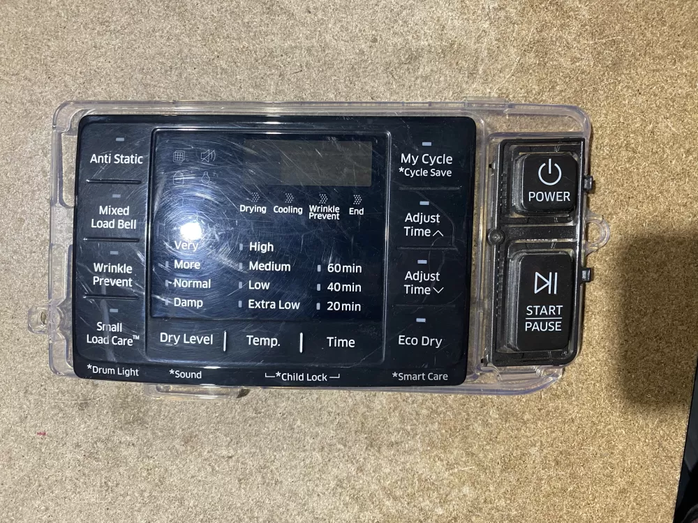 Samsung DC92-01607J  AP6243588  DC94-06643A  DC93-00376D  PS12084833 Dryer UI Control Board