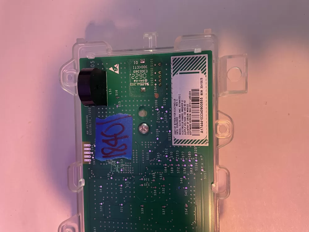 Electrolux A17444103C A17444104B Dryer Control Board Assembly AZ196616 | KM1840