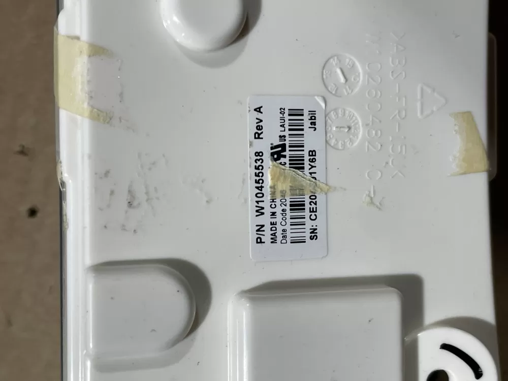 Whirlpool W10455538 Washer Control Board User Interface AZ87082 | Wm713
