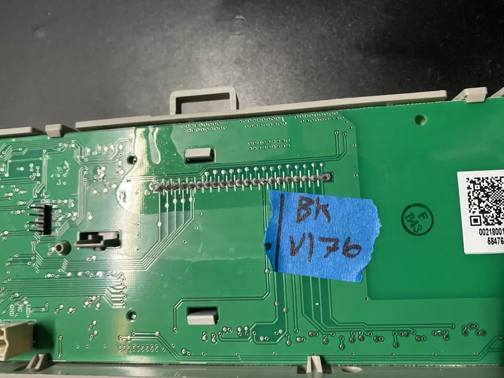 GE 0021800175A Dryer User Interface Control Board AZ648 | BKV176
