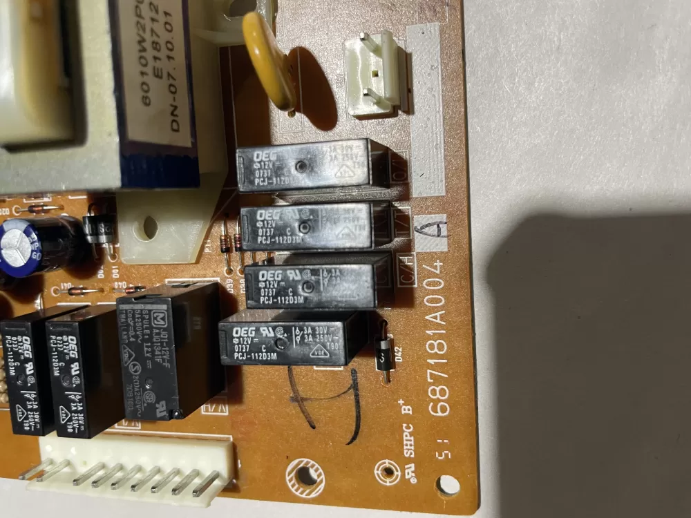 LG 687181A004A P1 6A004 Microwave Control Board 687181a004 AZ144972 | Wm2358