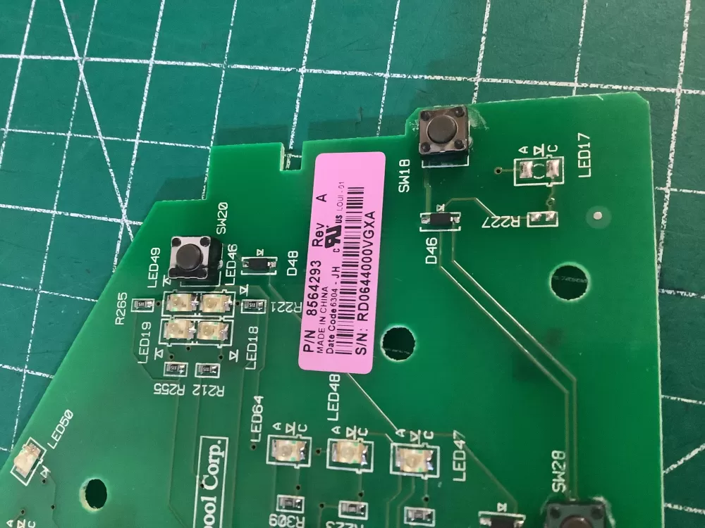 Whirlpool 8564293 8563974 Dryer Control Board AZ210238 | NR2605