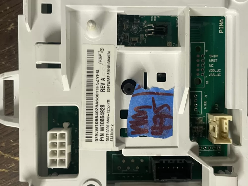 Amana AP6261027 W10711009 W10785628 Washer Control Board AZ39224 | Wm475