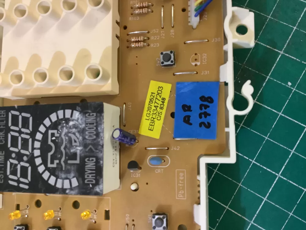LG EAX32221201 EBR33477203 Dryer Control Board AZ199198 | AR2778
