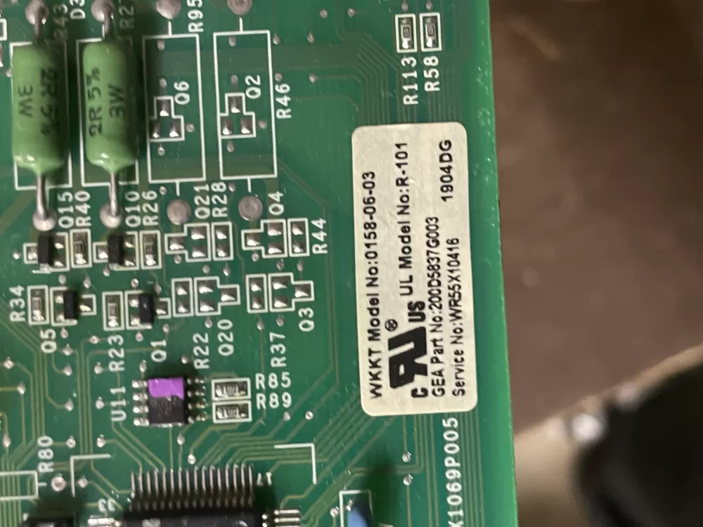 GE 200D5837G003 Refrigerator Control Board AZ44189 | Wm590