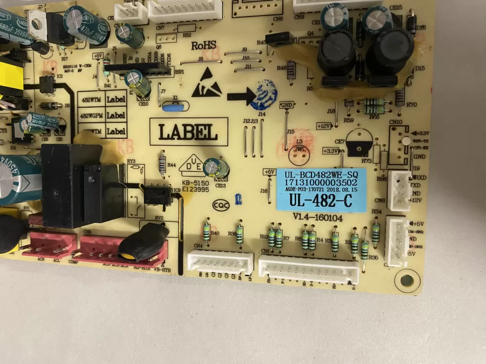Midea 17131000003502 Refrigerator Control Board AZ230613 | BK626