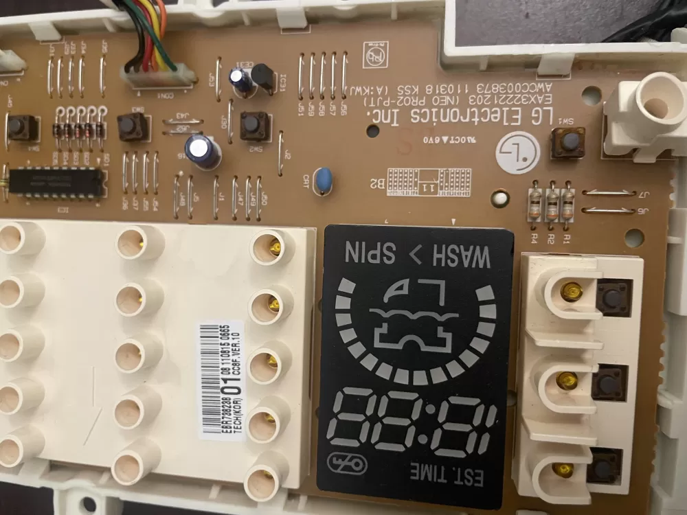 LG EAX32221203 EBR73823801 Washer Control Board AZ97224 | KMV153