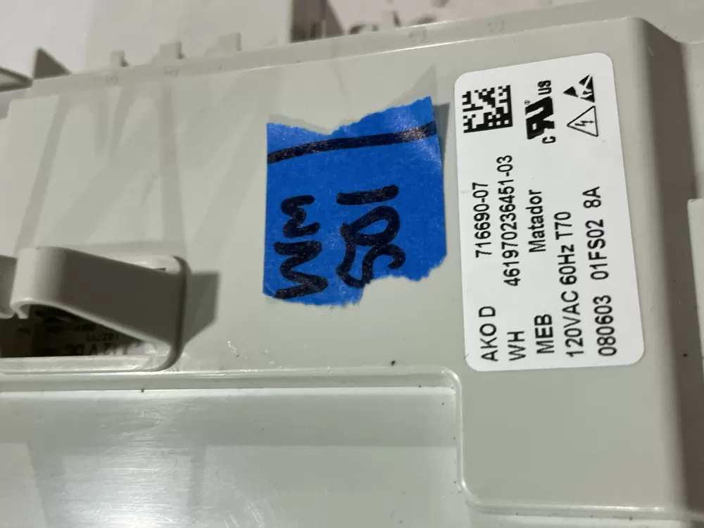 Whirlpool Kenmore 716690 07 Washer Control Board W10156258  AZ173068 | Wm501