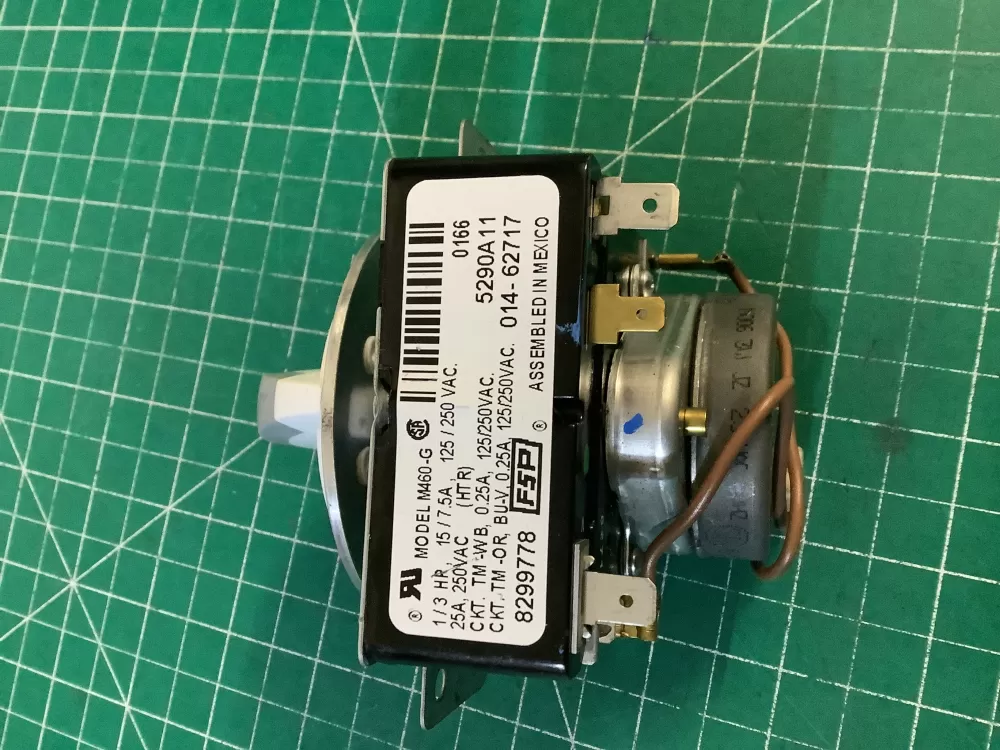 Whirlpool  Kenmore  Inglis  Estate  Amana WP8299778  AP6012586  8299778  909729  PS11745796 Washer Timer