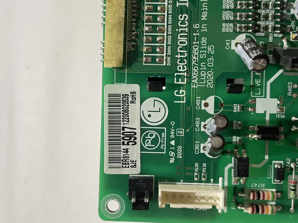 LG EBR81445907 Range Oven Control Board Touch Panel Assy AZ187383 | Wm2050