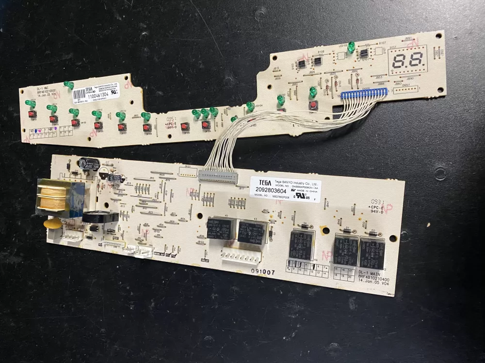 GE 165D7802P008 Dishwasher Control Board