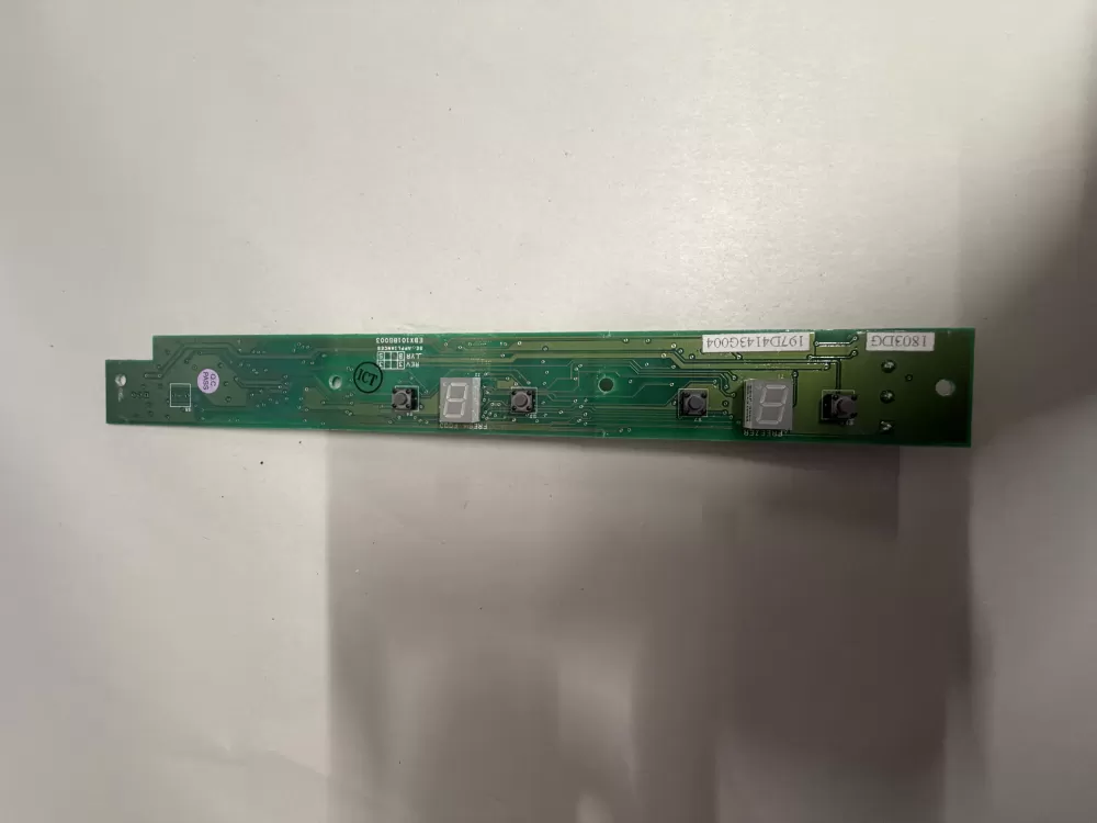 GE 197D4143G002 EBX1018G003 Refrigerator UI Control Board AZ219033 | KM75