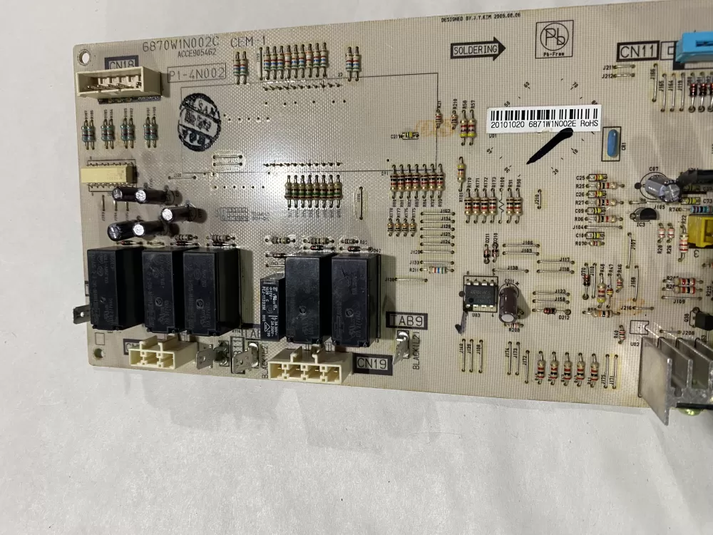 LG Oven EBR74632605 Display Control Board AZ150024 | BKV771