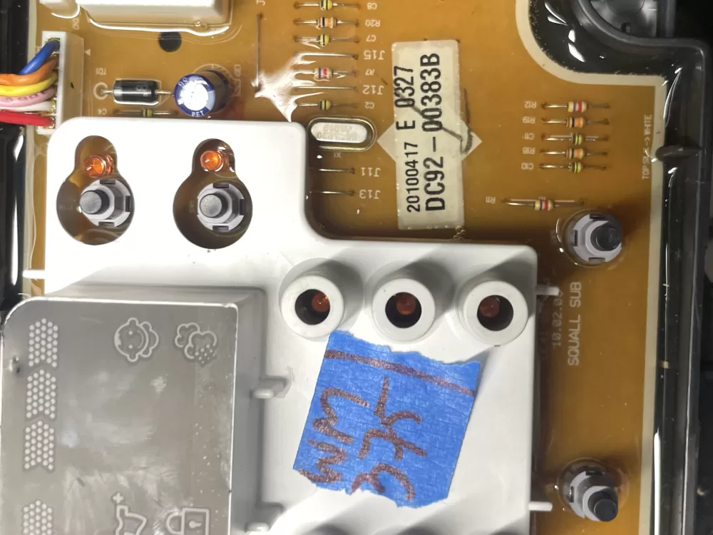 Samsung DC92-00383B Washer Control Board AZ36104 | Wm375