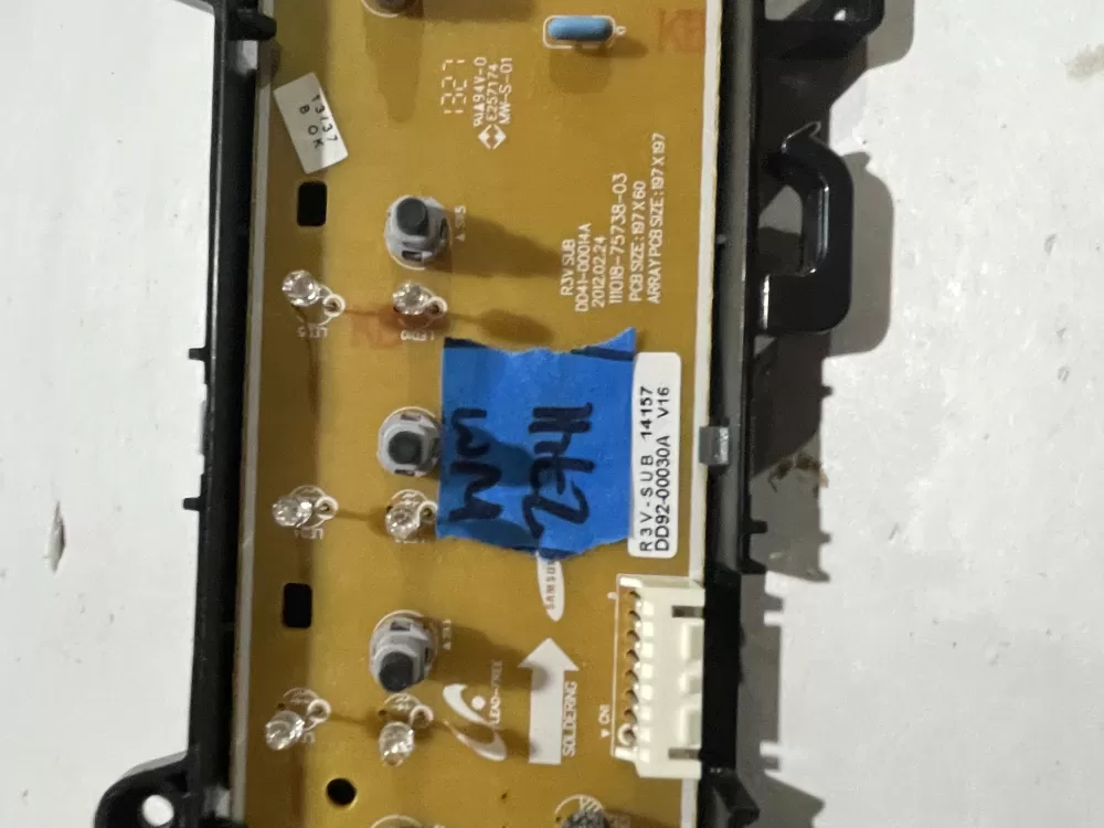Samsung Dd61 00405a Dishwasher Control Board Display AZ186233 | Wm2741