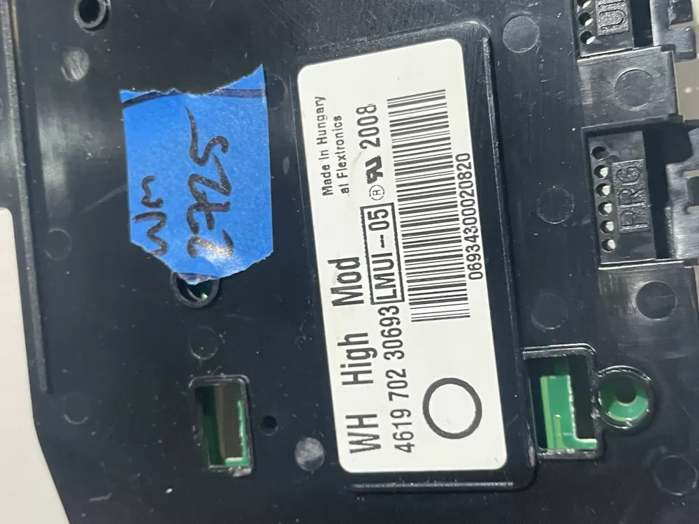 Whirlpool Interface Control Board W10248084 W10110658 AZ185882 | Wm2725
