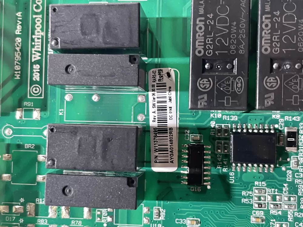 Whirlpool W10872523 W11169503 Refrigerator Control Board AZ184258 | Wm2518