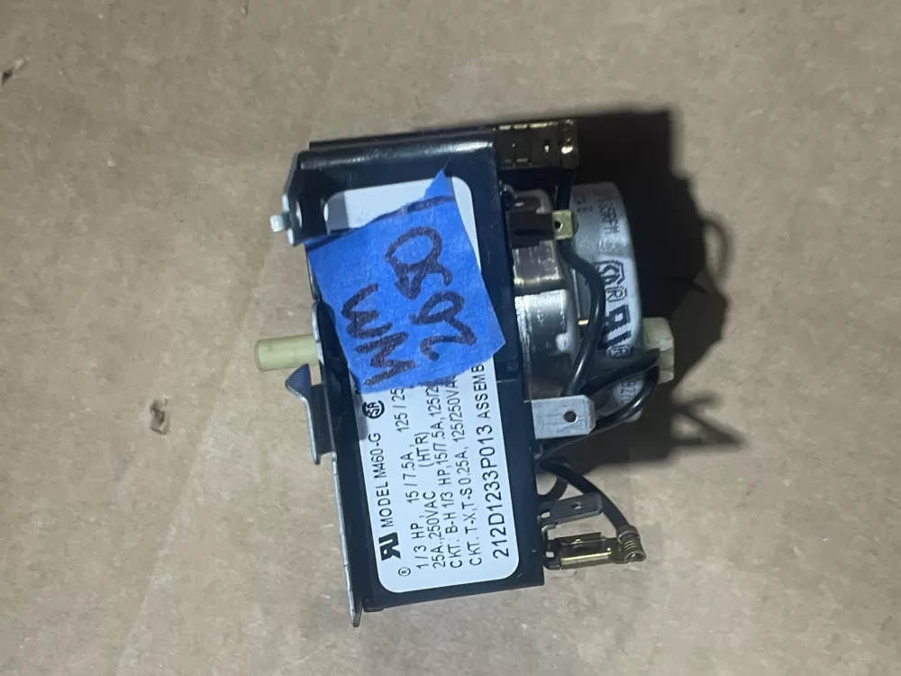 GE 212D1233P013 WE4M365 Dryer Timer AZ89800 | Wm2050
