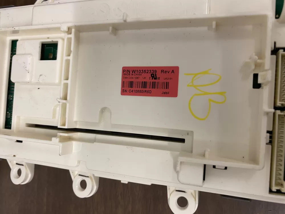 Whirlpool W10352339 Washer Control AZ29759 | BK336