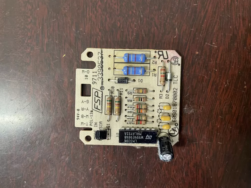 Whirlpool  KitchenAid  Kenmore  Maytag AP6022061  3390537  3390537R  3977407  8558178  8558178R  W10476828 Dryer Moisture Sensor Control Board