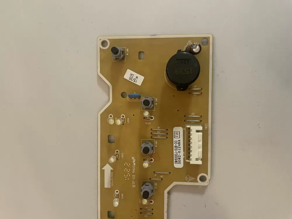 Samsung DD82-01248A Dishwasher Control Board