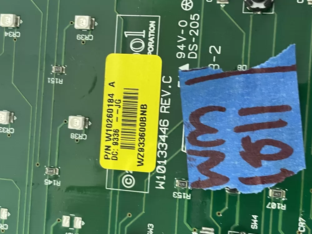 Maytag W10260184 WPW10260184 PS11751376 Dryer Control Board AZ49554 | Wm1811