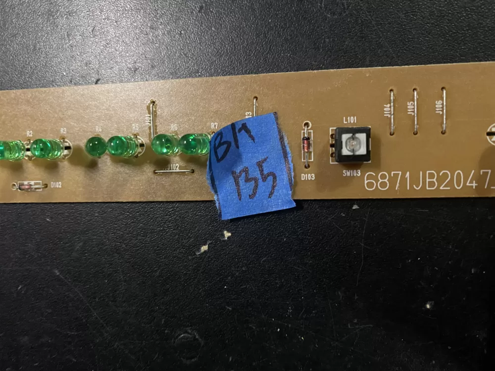 LG Kenmore 6871JB2047A Refrigerator Control Board AZ26248 | BK135