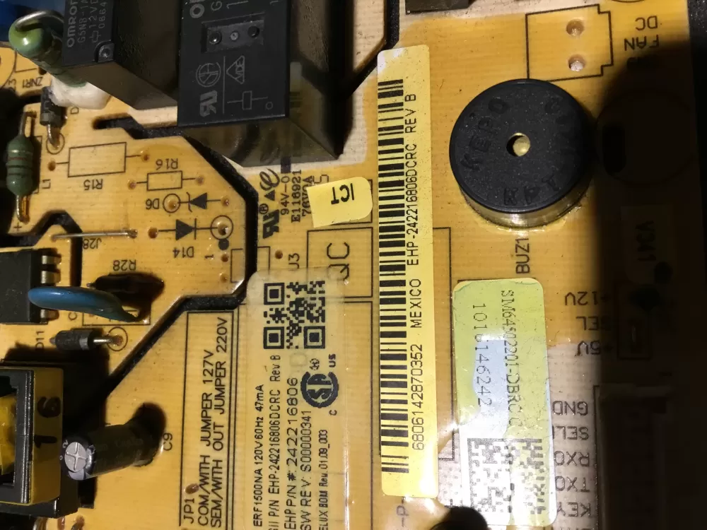 Electrolux Refrigerator 242216806 Main Control Board AZ88437 | NR1144