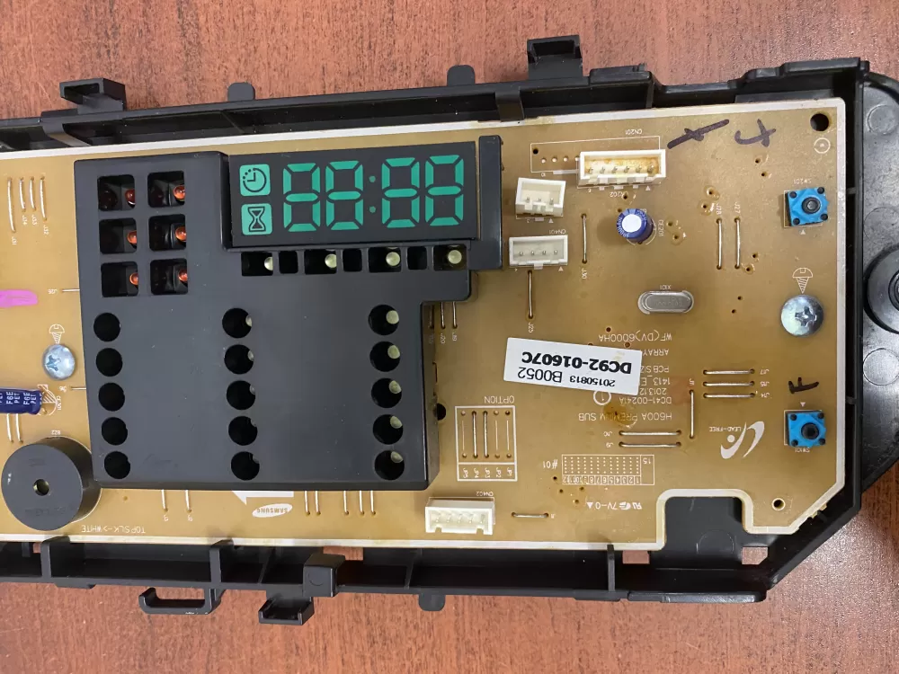 Samsung DC92 01607C Dryer Control Board User Interface AZ48660 | BK1788