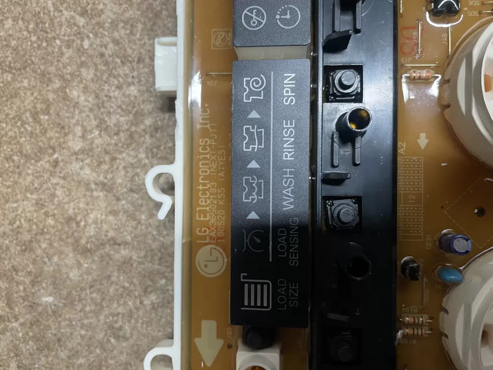 LG EAX36602103 EBR36870729 Washer Control Board AZ18996 | KMV267
