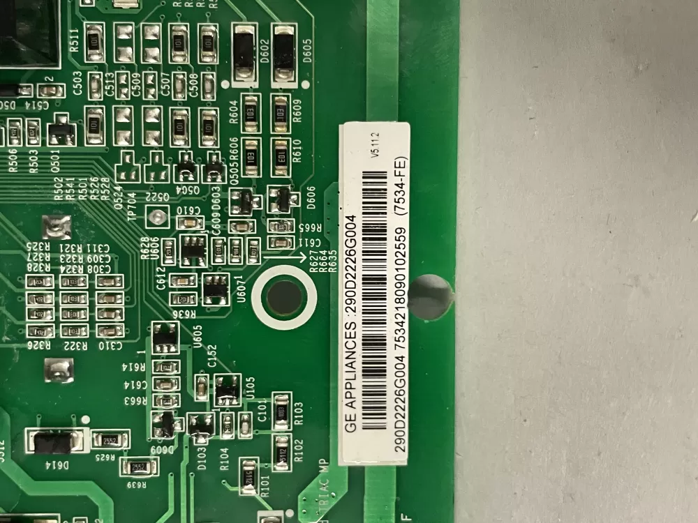 GE WH22X36498 290D2226G004 Washer Control Board AZ225275 | Wm1083