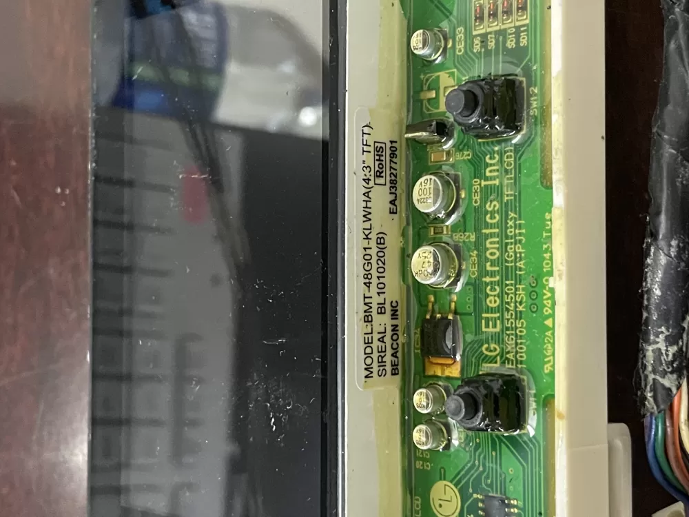 LG EBR65270601 Agl73077902 Dryer Control Board Panel Scratches AZ36640 | KMV159