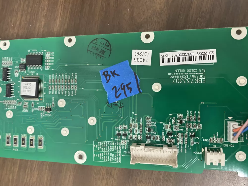 Kenmore LG EBR73330701 Refrigerator Control Board AZ28122 | BK295